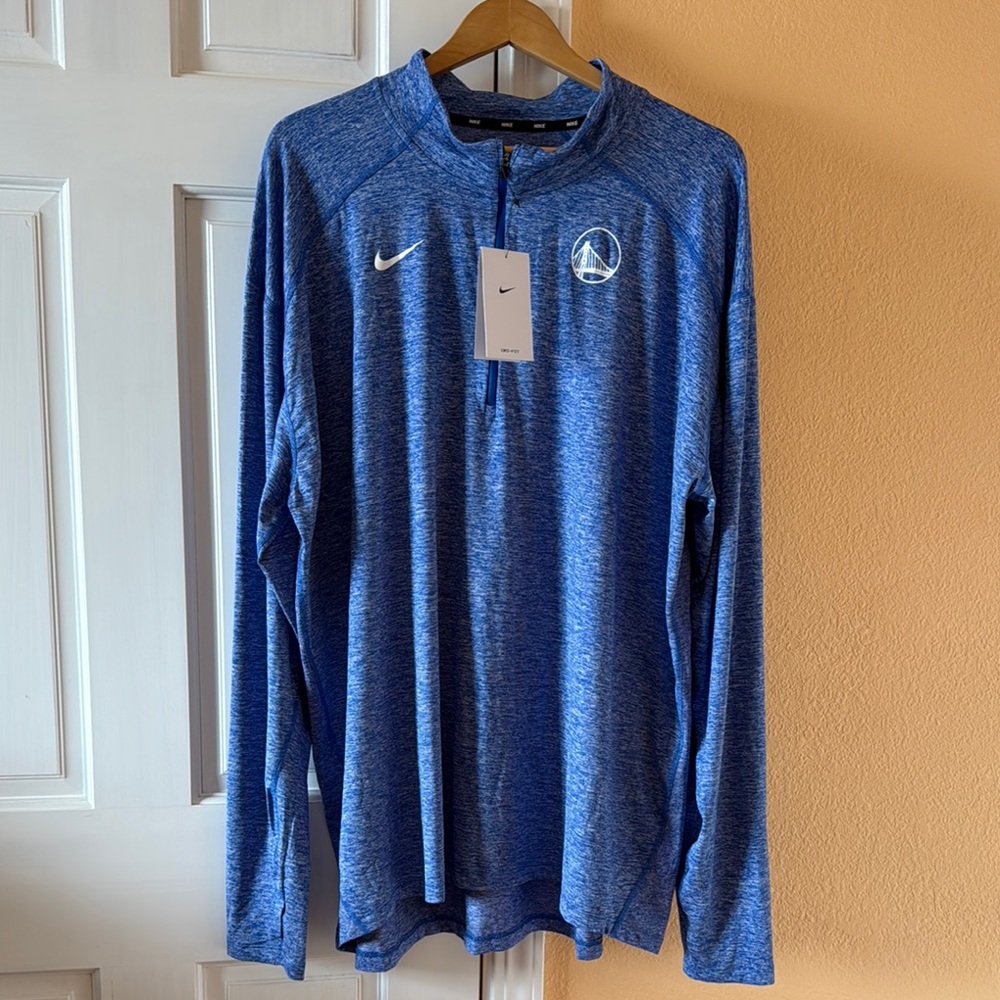 Nike Men's Long Sleeve Blue Tee